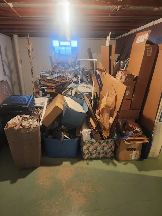 Roll-off dumpster container at job site for Construction Dumpster Rental in Rosedale